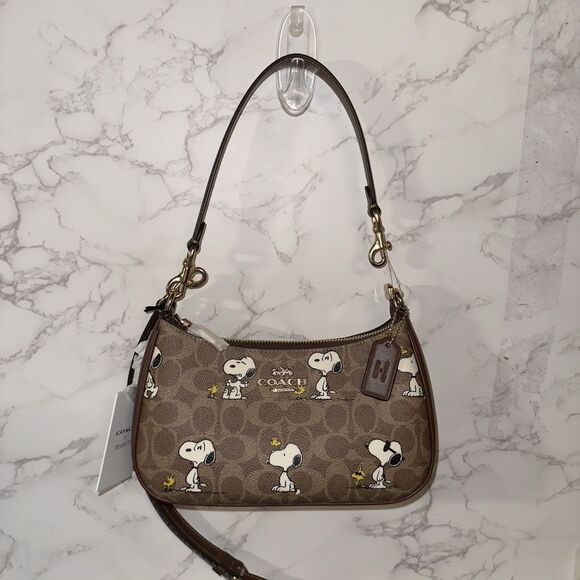COACH Snoopy Teri Shoulder Bag CBJ88 NWT - Picture 2 of 14